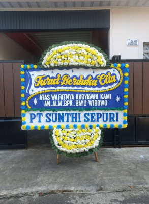Papan Bunga Duka di Ciumbuleuit